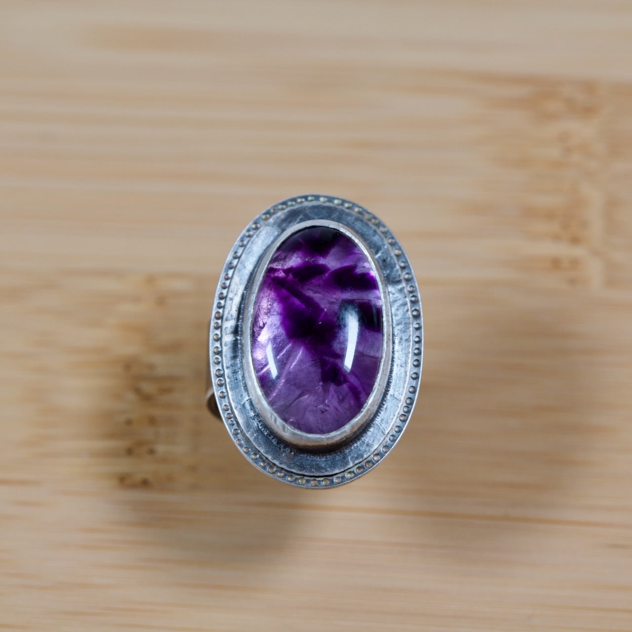 Amethyst Oval Ring