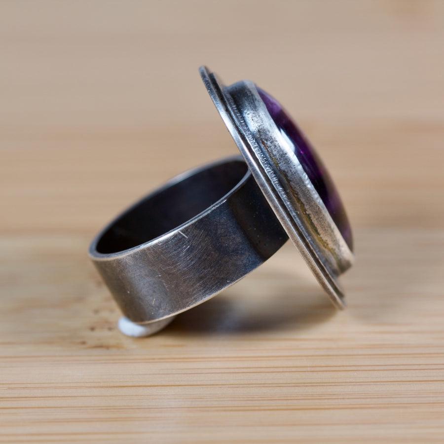 Amethyst Oval Ring