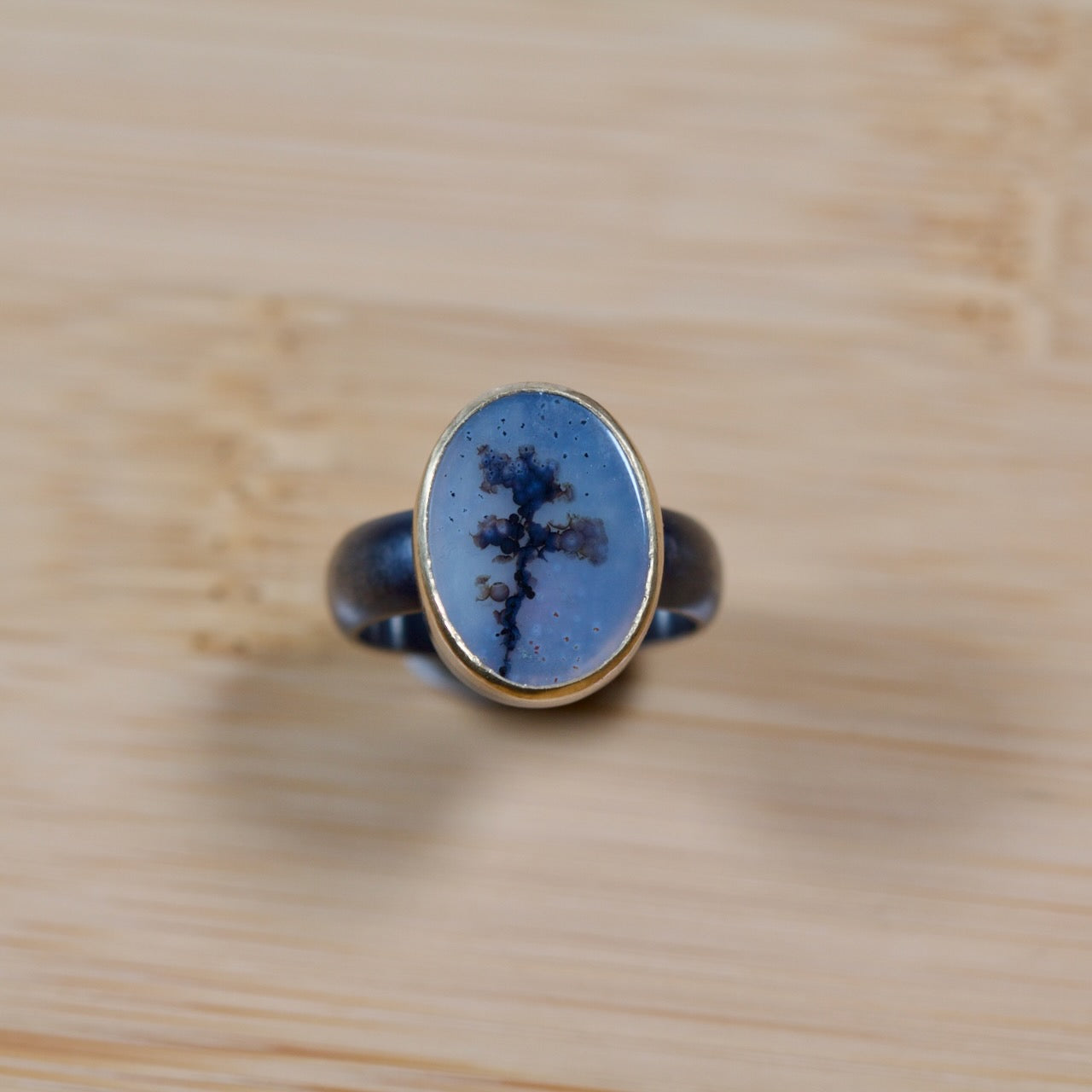 Dendritic Agate Ring