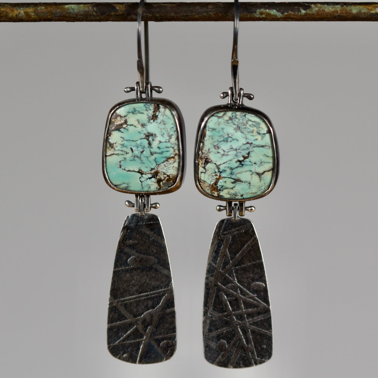 Hubei Turquoise Earrings