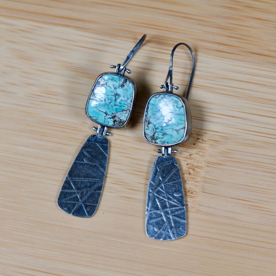 Hubei Turquoise Earrings
