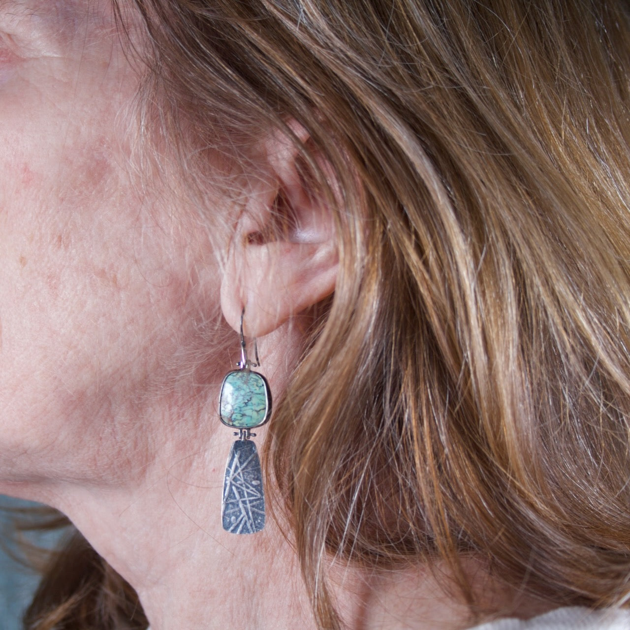Hubei Turquoise Earrings