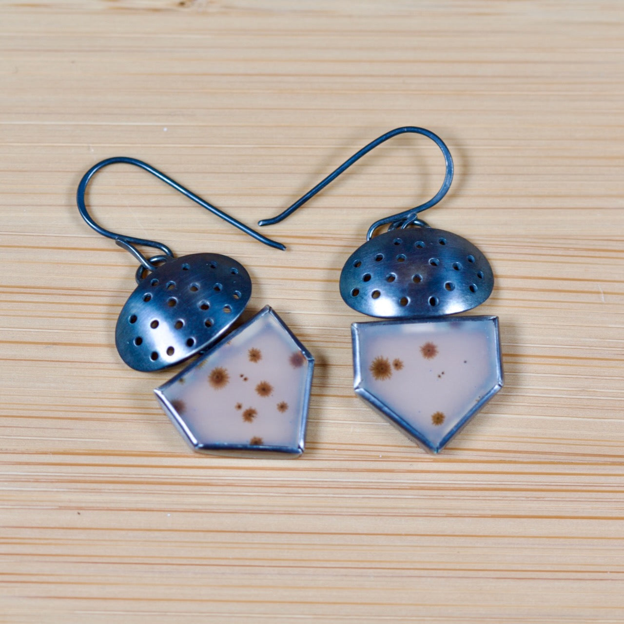 Starburst Agate Earrings