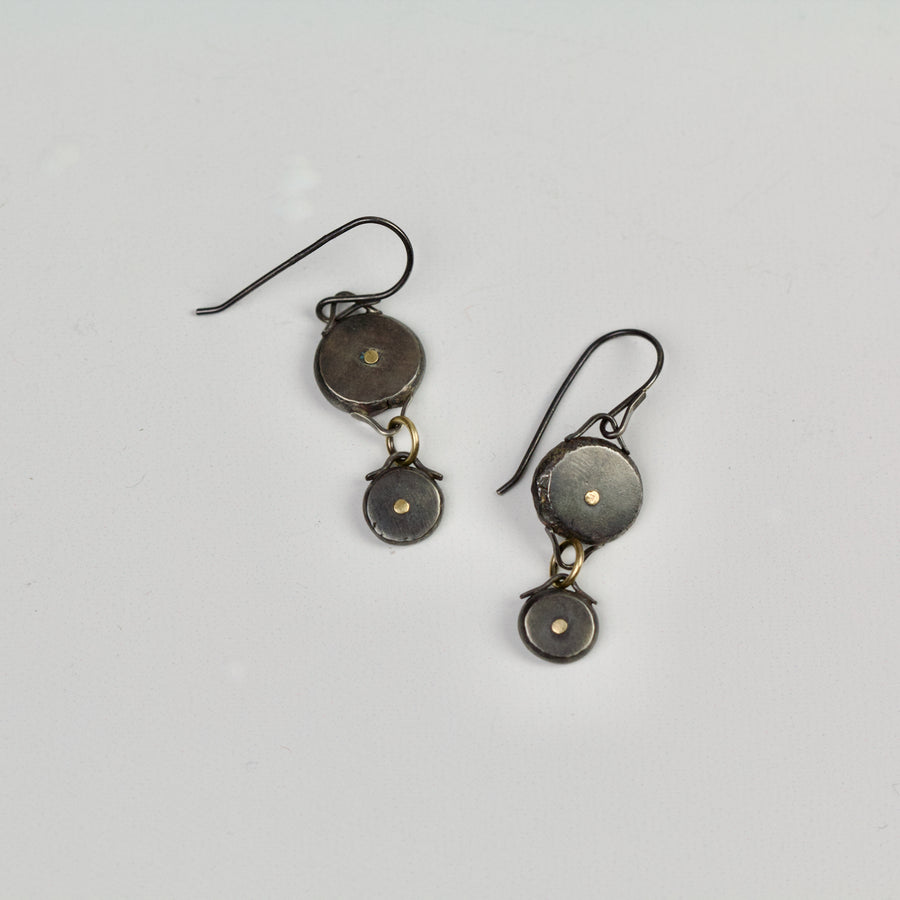 Double Disc Earrings